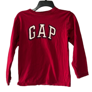 Kids Gap Long Sleeve T Shirt red size 8 comfy cozy‎